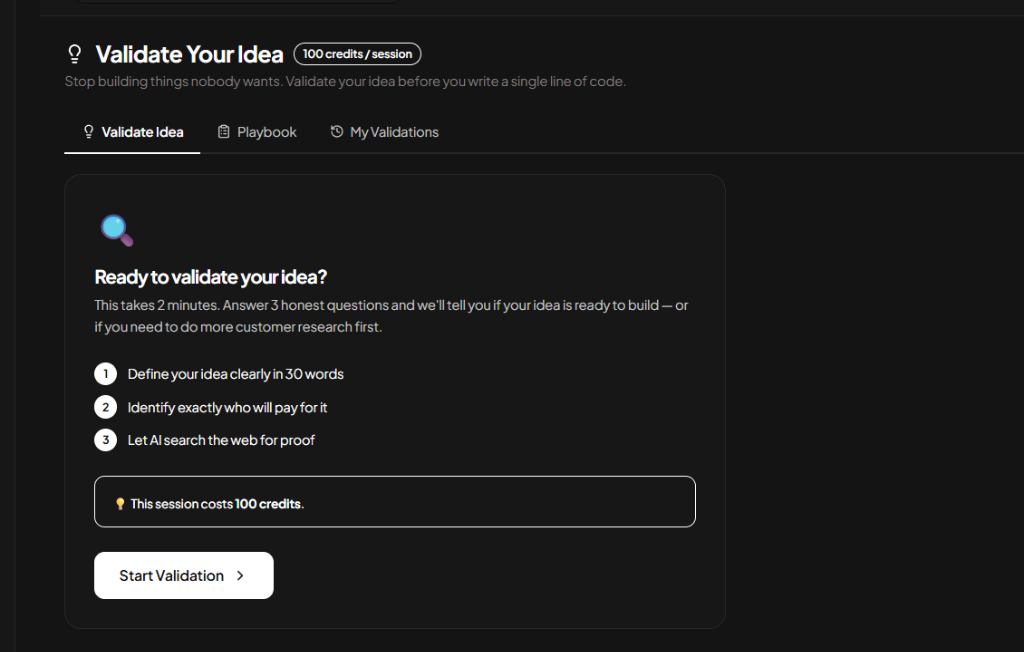 Validate Ideas in 2 Weeks